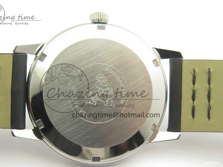 1226 Seamaster 30 1962 date SS TW Best Edition White Dial Silver Markers On Black Leather Strap MIYOTA Fashionable 8021